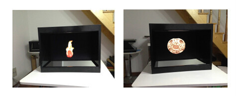 Stojak holograficzny 3D z ekranem 19 "o 180 stopniach, z hologramem 3D, do biżuterii
