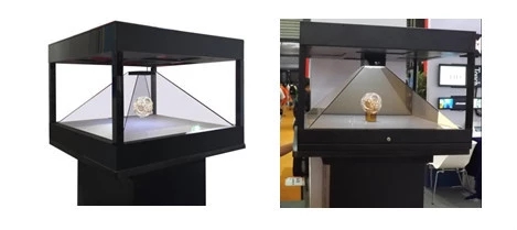 Stojak holograficzny 3D z ekranem 19 "o 180 stopniach, z hologramem 3D, do biżuterii