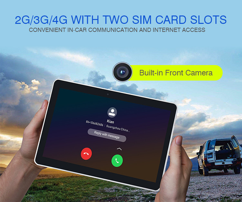 10.1 Inch Android 12 Tablet IPS Screen 2GB+16GB Memory For Car Entertainment