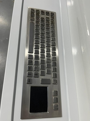 22inch Information Inquiry Touch Screen Kiosk With Braille Stainless Steel Keyboard