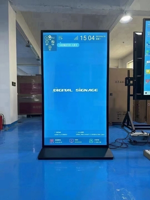 85/86inch 4K Full Screen Digital Signage Free Standing Advertising Display Touch Screen Player Kiosk
