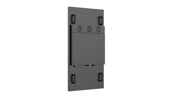 55'' High Brightness 700-3000 Nit Dual Sided LCD Advertising Screen Hanging Floor Standing Totem Kiosk Display