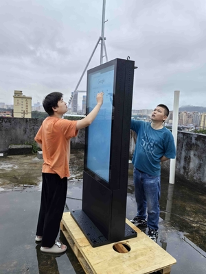 Outdoor 49inch Double Sides Digital Signage with Metal Case and Toughened Glass Panel