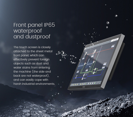 23.6" IP66 Waterproof High Brightness Industrial Touch Screen Panel PC All-In-One Tablet  Industrial Computer