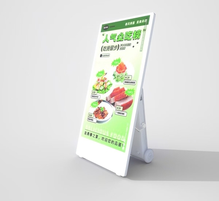 43 Inch Indoor FLoor Standing Billboard Digital Signage Advertising LCD Display Portable Poster Board