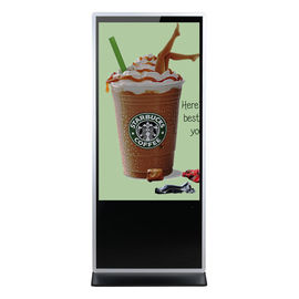 Multi Touch Lcd Advertising Player Ultra Slim Design For Indoor 50,000 Hours Lifespan