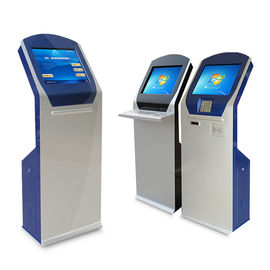 22 Inch Interactive Digital Signage , Hotel Self Service Kiosk With RFID Card Reader