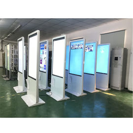 Interactive Free Standing Digital Signage 55 Inch For Advertising Playing