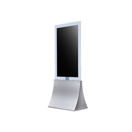 55'' OLED Screen Indoor Digital Signage , Super Slim Floor Standing Kiosk