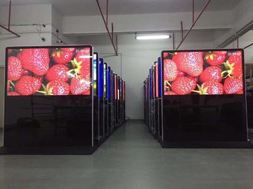Customized Free Standing Digital Signage For Lobby 65 75 84 Inch Dust Proof