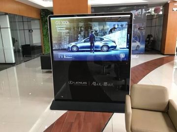 Customized Free Standing Digital Signage For Lobby 65 75 84 Inch Dust Proof