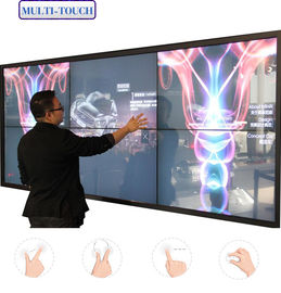 46 49 55 65 Inch Transparent LCD Screen 4k 2x2 Video Wall Customized Size