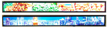 86 Inch Stretched Bar Lcd Display For Shopping Mall 3840*600 Resolution