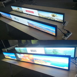 86 Inch Stretched Bar Lcd Display For Shopping Mall 3840*600 Resolution
