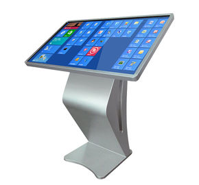Various Color Self Service Touch Screen Kiosks Aluminum Frame 1920x1080 Resolution
