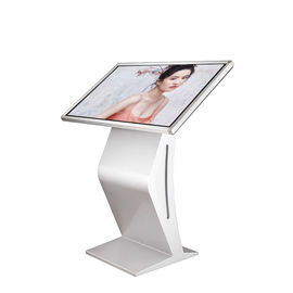 Indoor LCD Touch Screen Kiosk For Supermarket 49 Inch Tempered Glass Panel