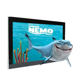 Naked Eye 3D Free Standing Digital Signage 4K HD 43"  Wall Hanging Type