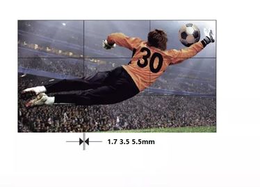 Big Screen LCD Video Wall 4k Full HD , Vertical Interactive 3x1 Video Wall