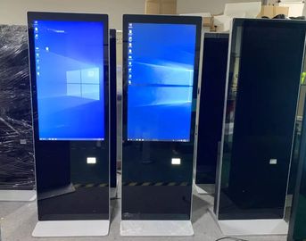 All In One Pc Lcd Touch Screen Kiosk 43" With Thermal Printer / Qr Code Scanner
