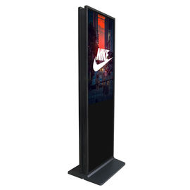 Indoor Touch Screen Information Kiosk Ultra Slim Digital Totem Double Face 49 Inch