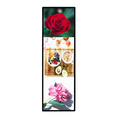 Shelf Standing 70" 1920x540 Digital Poster Led Display