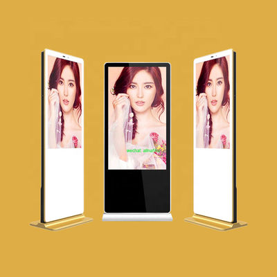Hd 1080p 65" Free Standing Horizontal Digital Signage 500cd/m2