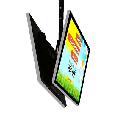280W 43" 450cd/m2 1080×1920 Hanging Lcd Advertising Screen