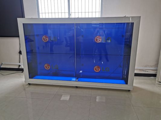 49" Cabinet 2x2 Transparent Lcd Screen 500cd/m2 For Shopping Mall