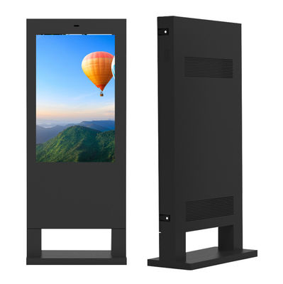IP65 Wifi 3g 55in 2500nits Floor Stand Advertising Player