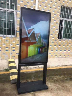 IP65 Wifi 3g 55in 2500nits Floor Stand Advertising Player