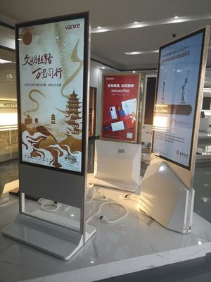 1920x1080DPI 55in Floor Standing Digital Signage 500cd/m2