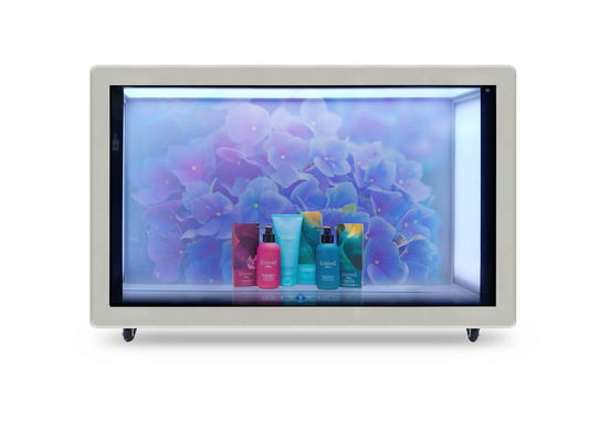 55in 400nits Transparent LCD Advertising Player 200W