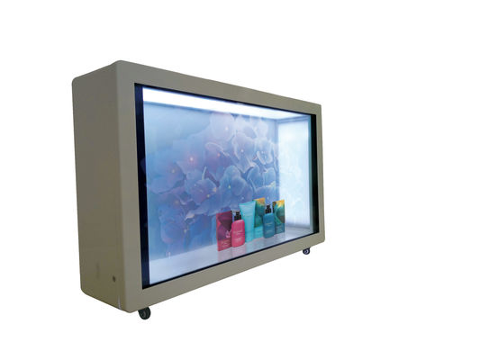 55in 400nits Transparent LCD Advertising Player 200W