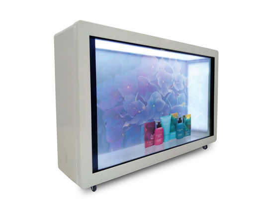 55in 400nits Transparent LCD Advertising Player 200W