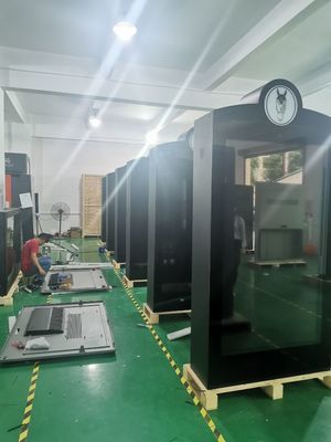 Outdoor Sunlight Readable Touch Screen Totem Double Sided IP65 1080P 4K 2000nits